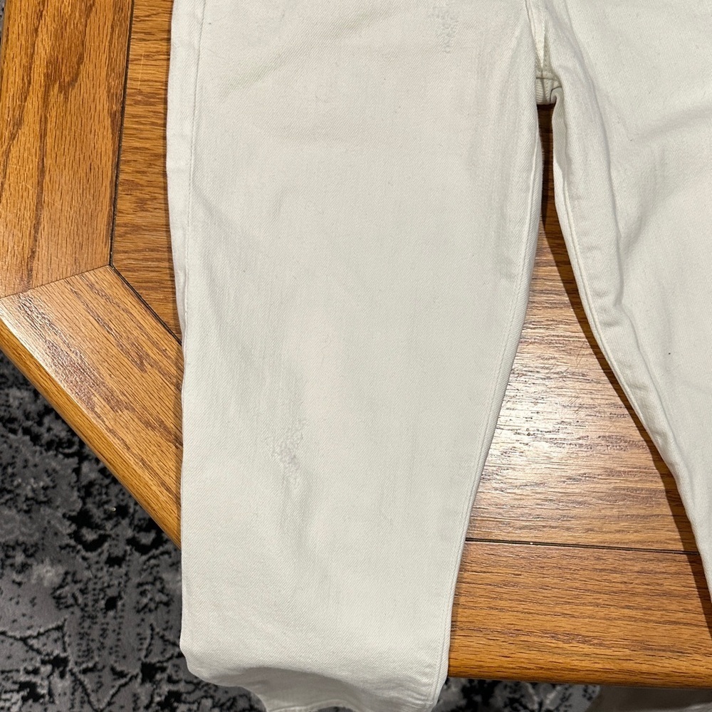 *CITIZENS OF HUMANITY* Off-White Rocket Crop High Rise Skinny Jeans Size 27 - Picture 8 of 11